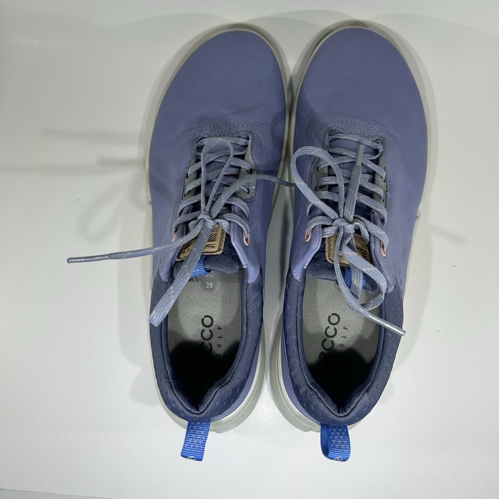 ECCO Golf Biom Hybrid Womens 8-8.5 Purple Blue Leather Cleated Shoes 39 - Picture 4 of 8